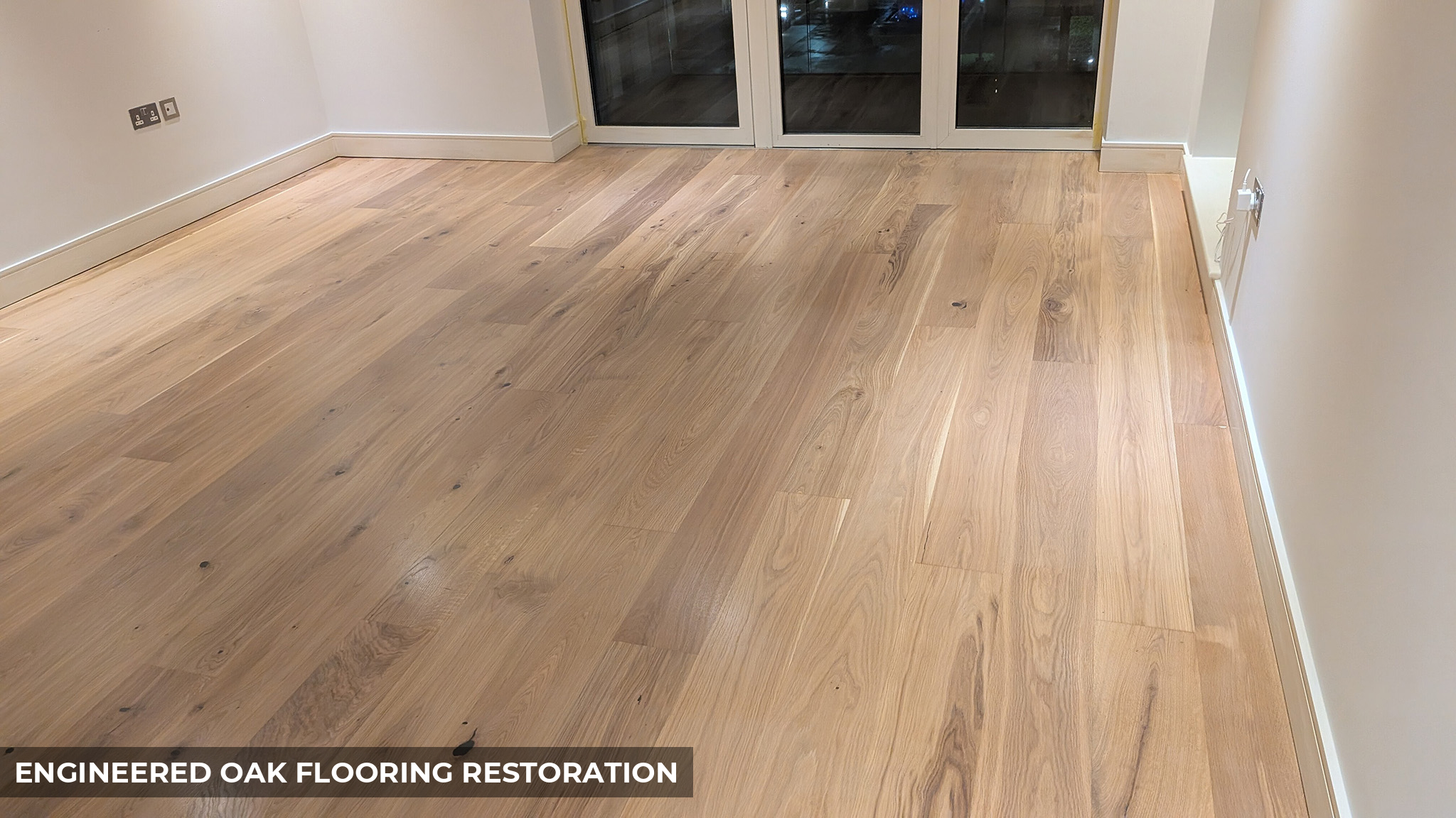 Engineered Oak Floor Sanding & Staining in Hammersmith, W5, W6