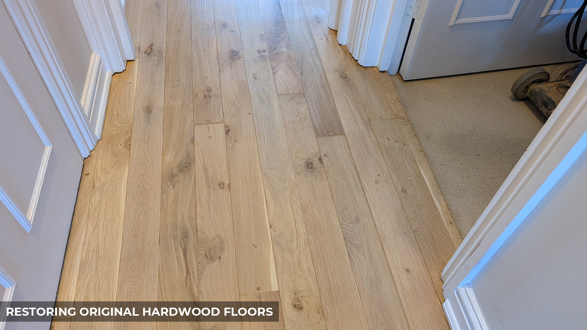 Solid Wood Flooring Repair & Sanding in Fulham
