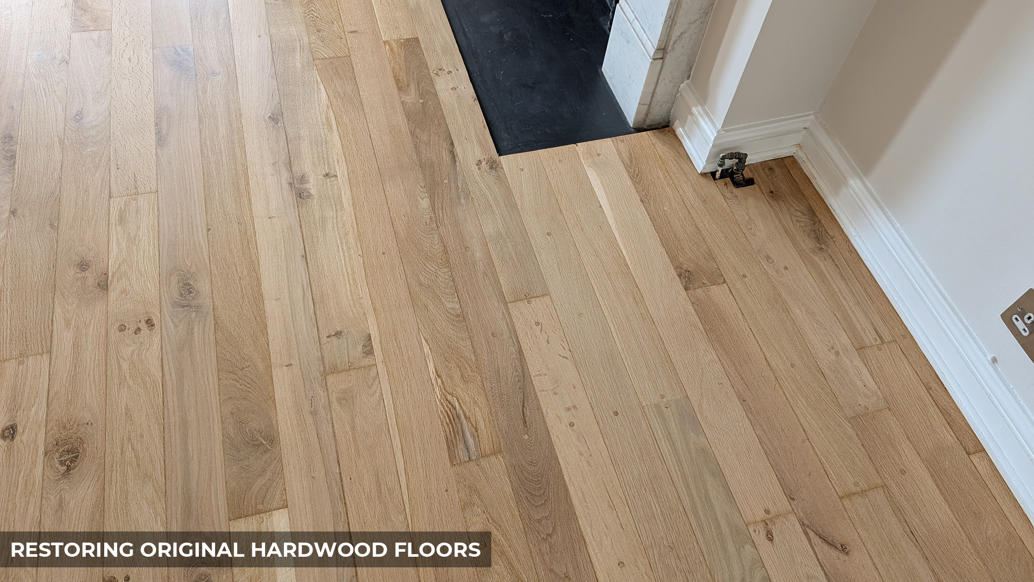 Solid Wood Flooring Repair & Sanding in Fulham