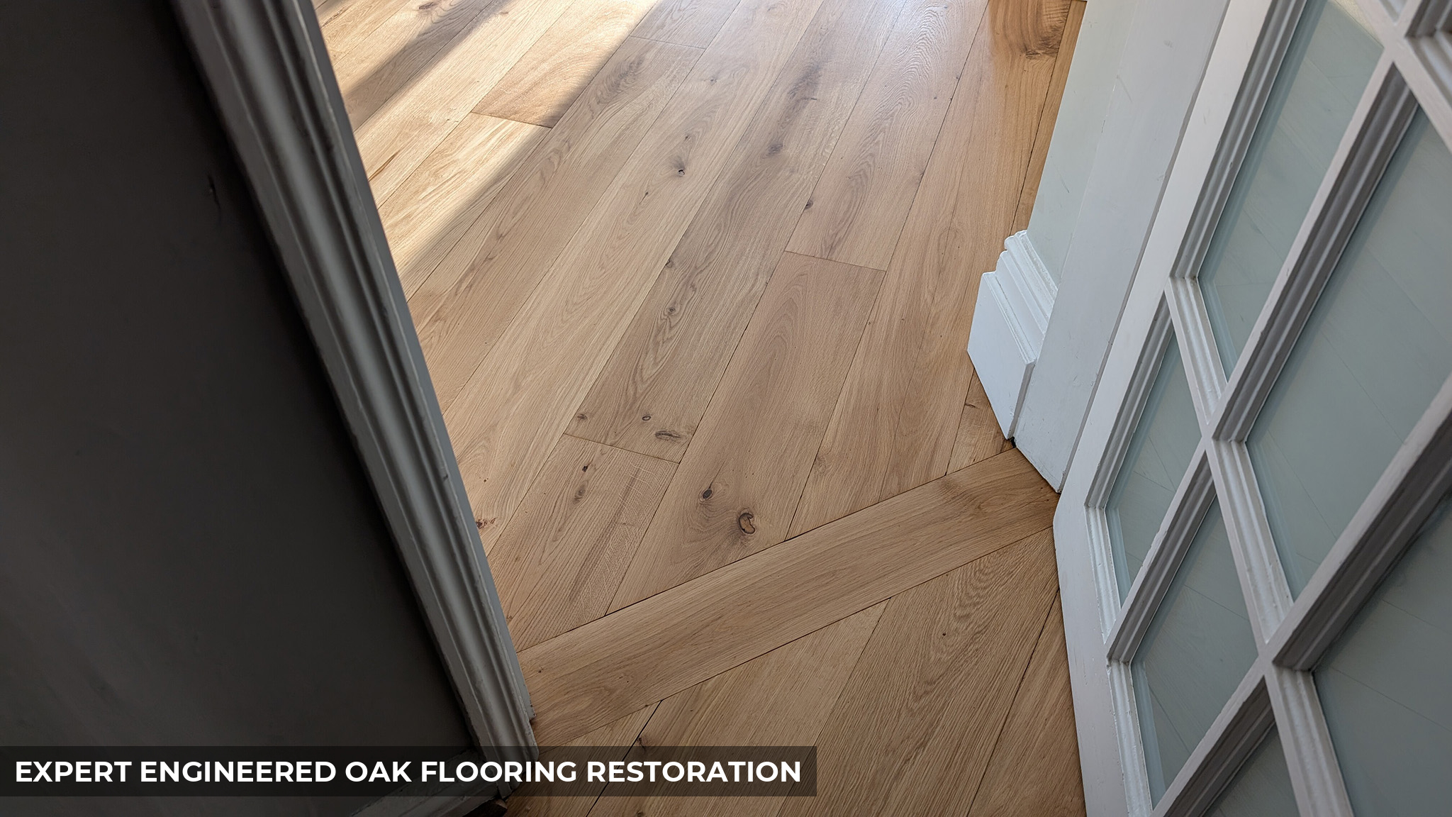 Engineered Oak Flooring Restoration in Hammersmith, W5, W6